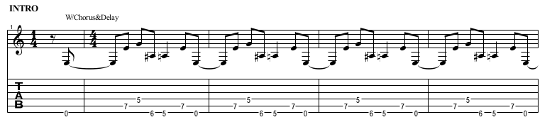 enter sandman tab enter sandman tab