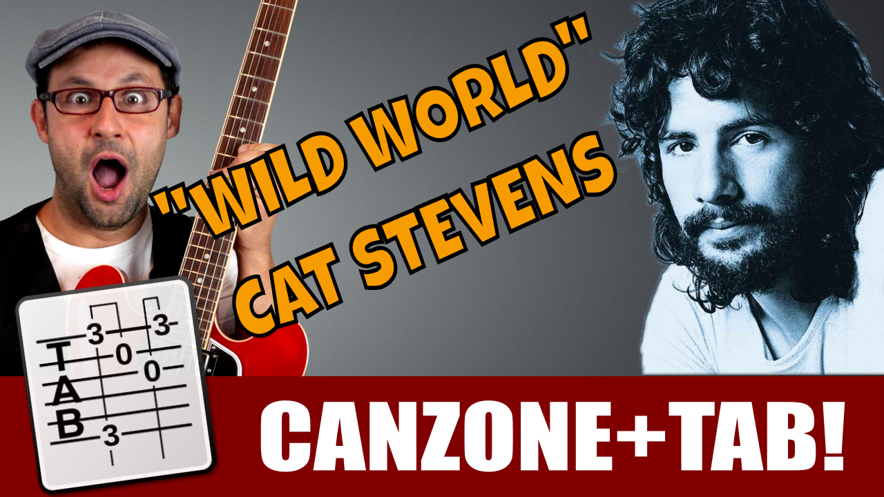 WILD WORLD – CAT STEVENS – TUTORIAL