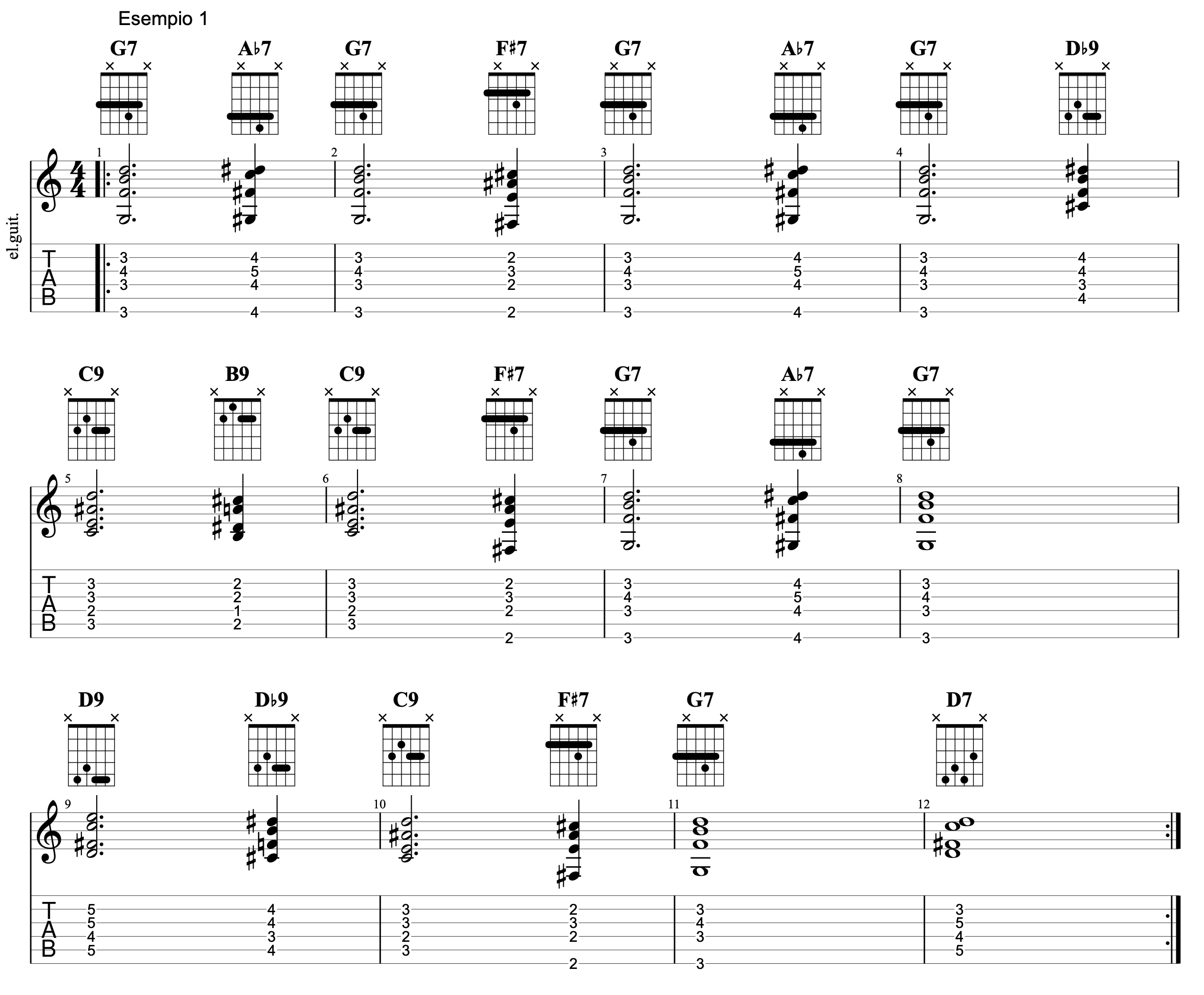 GrooveTheHarmony Passing Chords es.1