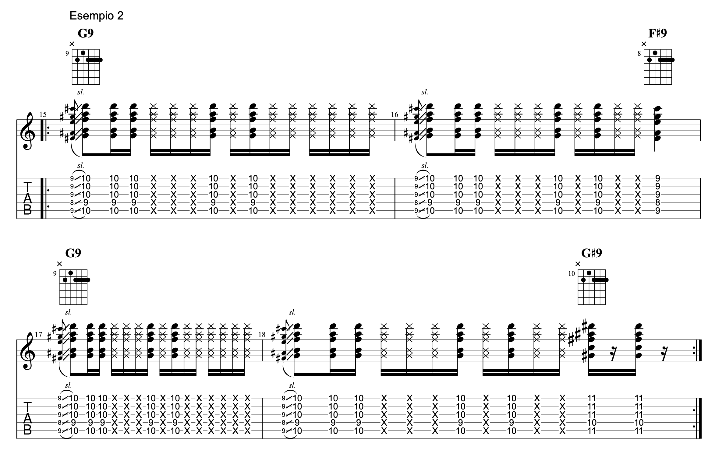 GrooveTheHarmony Passing Chords es.2