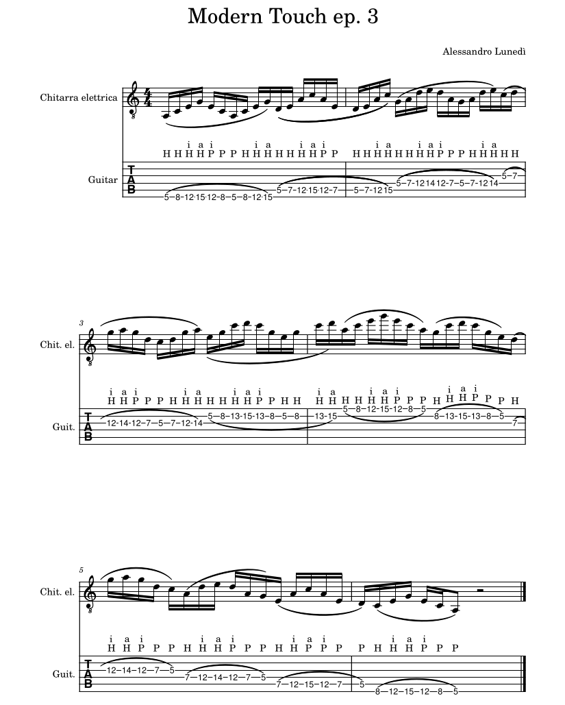 Modern Touch ep. 3 TABS