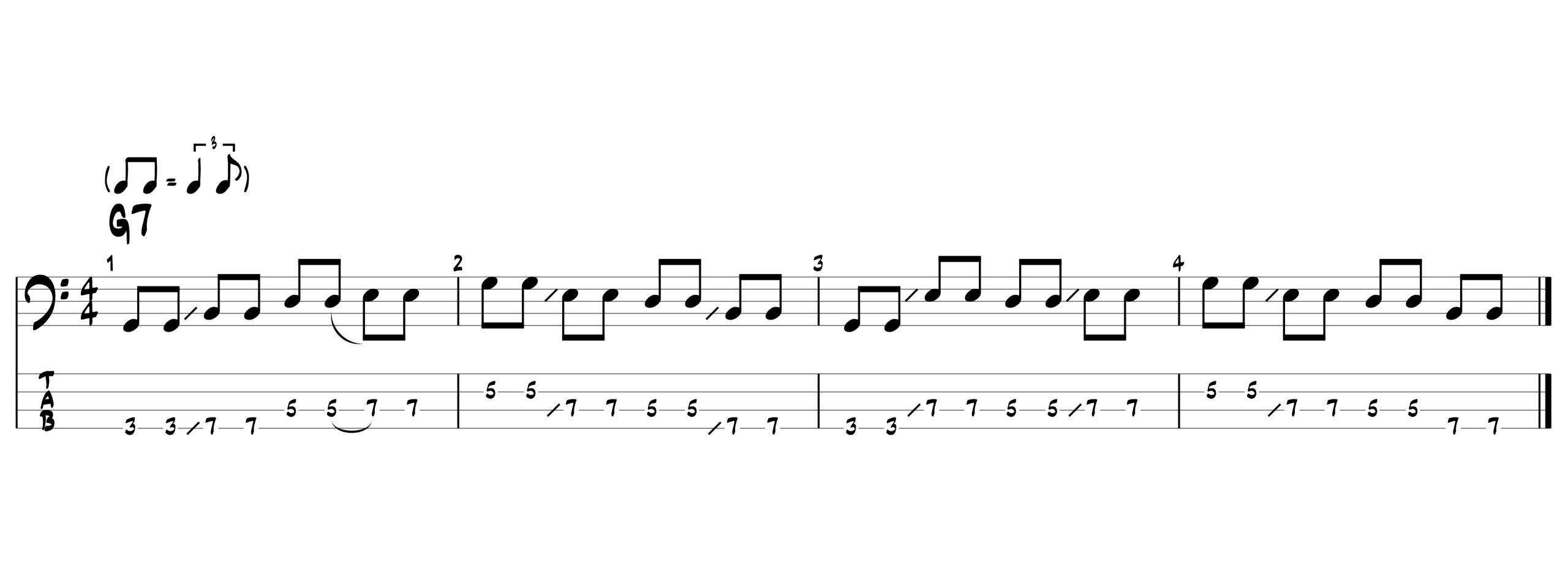 Variazioni accompagnamento blues sulla pentatonica maggiore in forma shift