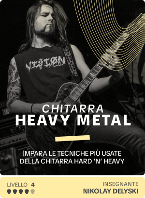 Corso di chitarra Heavy Metal