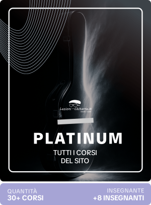 PREMIUM PLATINUM (tutti i corsi di lezioni-chitarra.live!)
