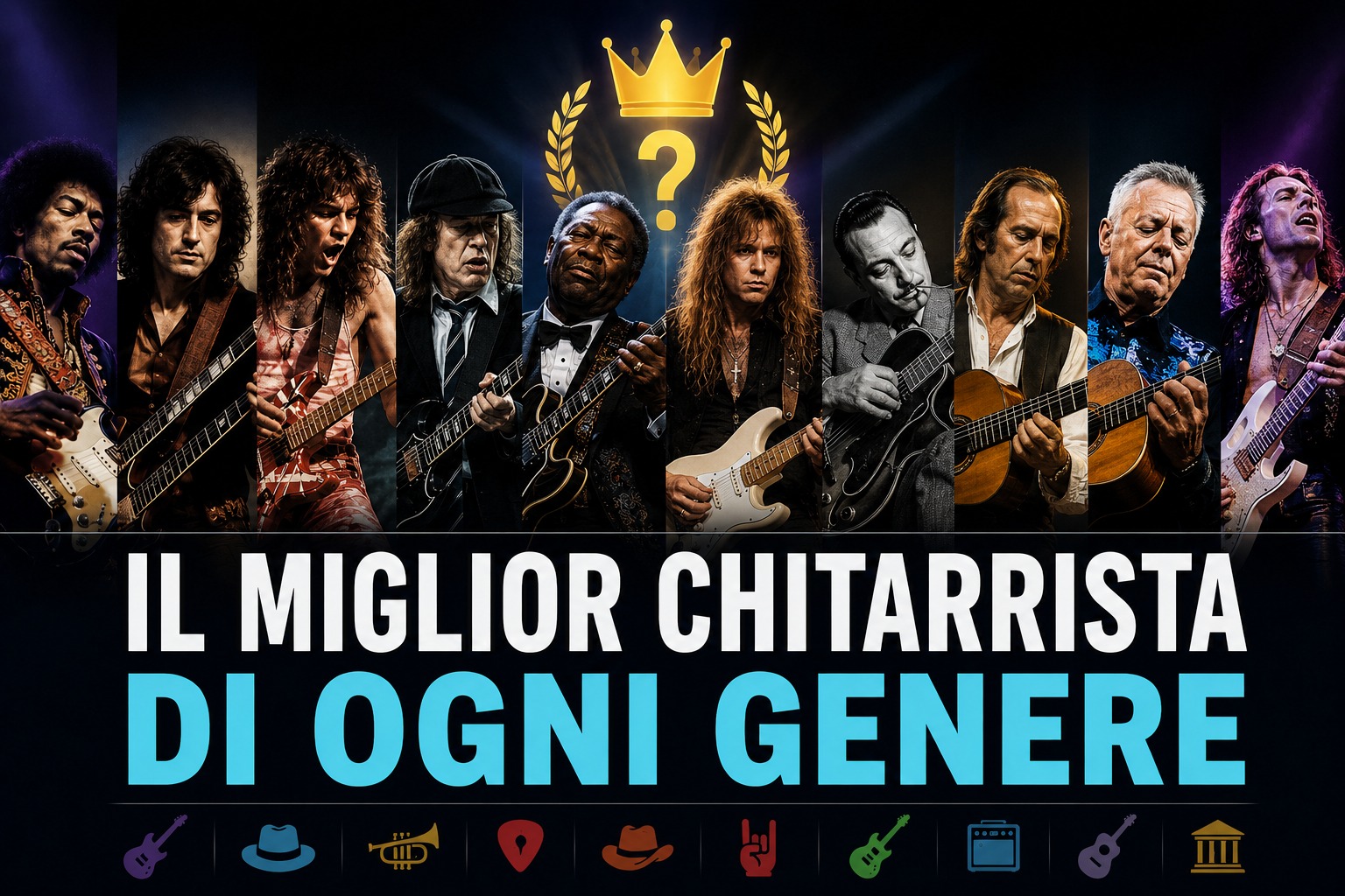 CHI SONO I MIGLIORI CHITARRISITI DI OGNI STILE?