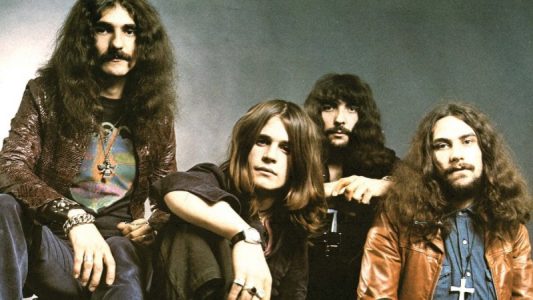 Ozzy Osbourne insieme al resto dei Black Sabbath