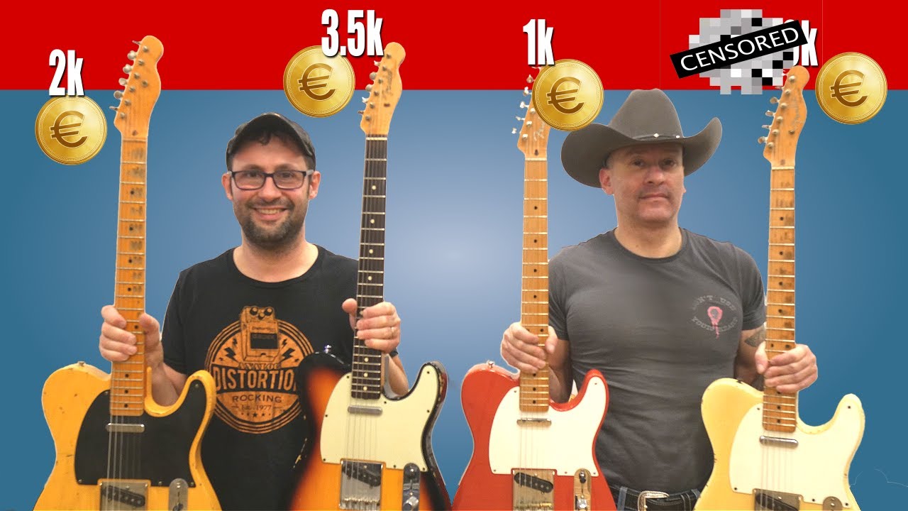 TELECASTER: 4 SFUMATURE DI VINTAGE (E DI PREZZO…)